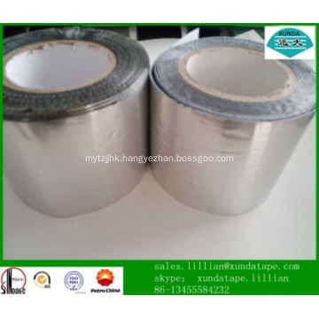 Silver color adhesive aluminium foil tape